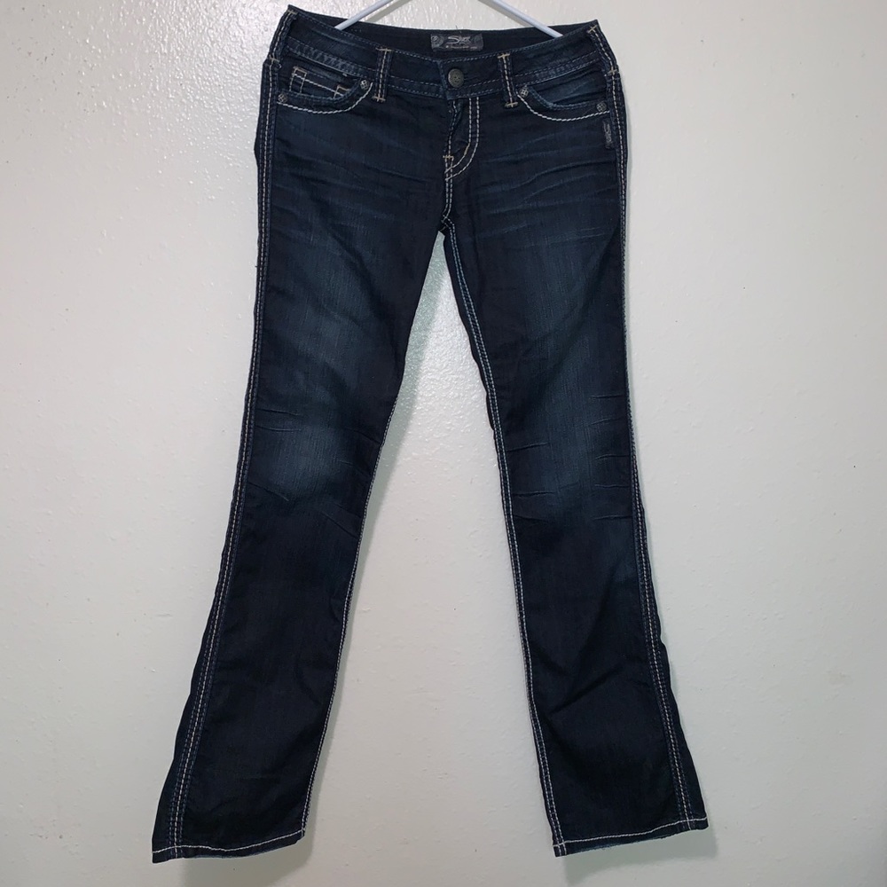 Silver Jeans Bootcut Dark Denim Frances 18"
